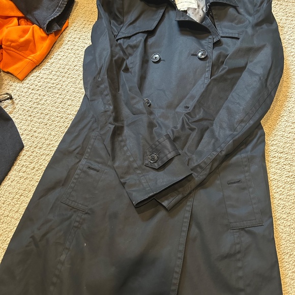 Black BR Trench Coat 100 percent cotton - Picture 6 of 6